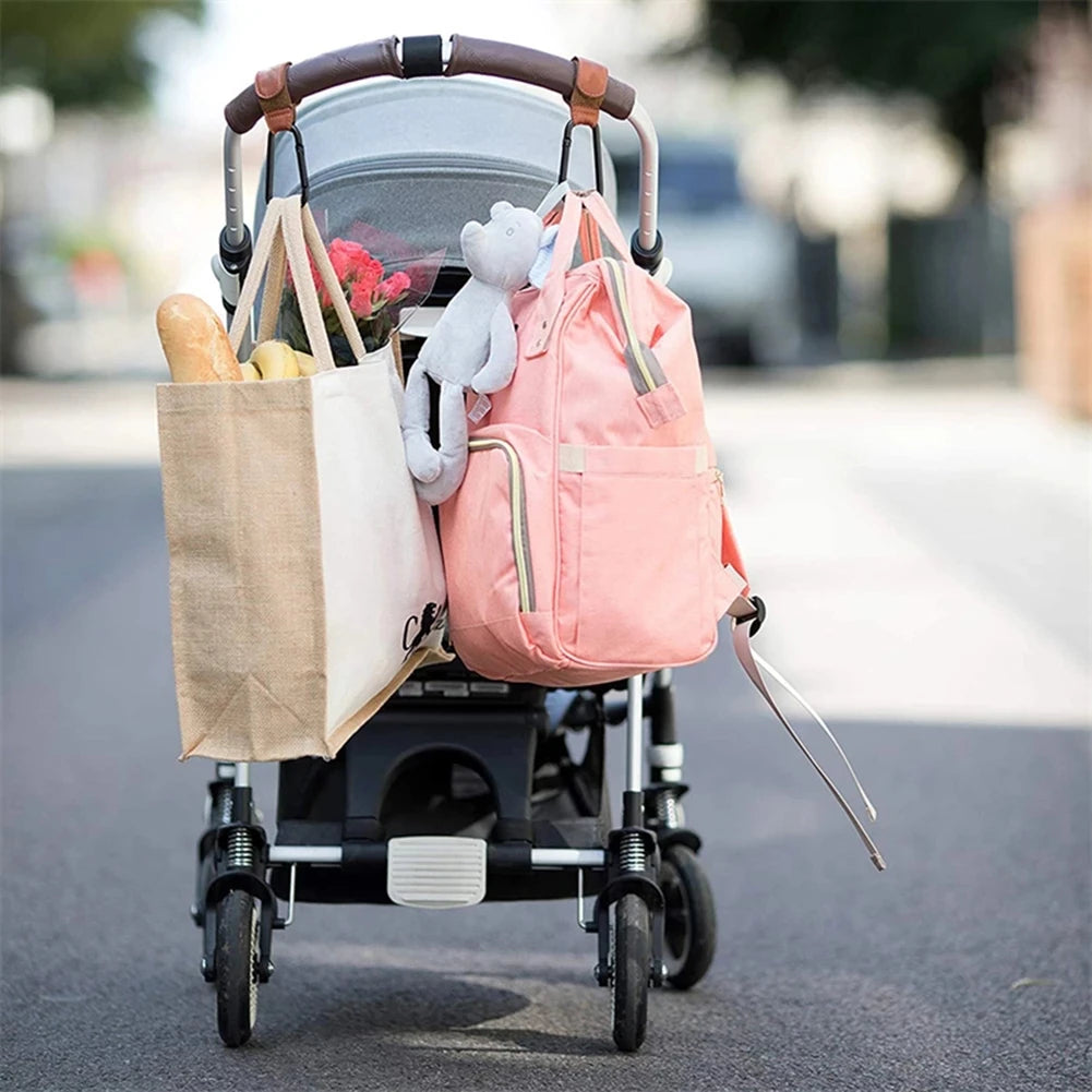 Kinderwagen tassenhaakjes