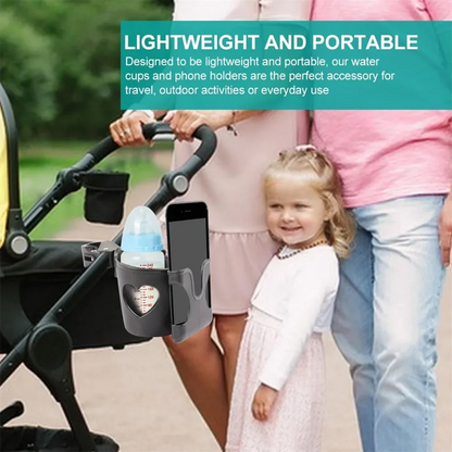 2 in 1 UNIVERSEEL bekerhouder kinderwagen