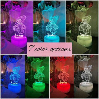 3D Nachtlamp met naam